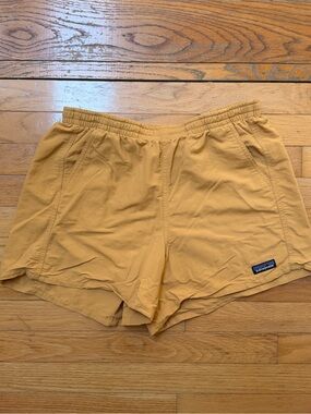 Patagonia Women's Mustard Yellow Baggies 5 Inch